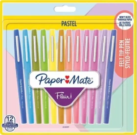Paper Mate Flair Pastel / Fix / 12 ks / hrot 0,7 mm / blistr (2137277)
