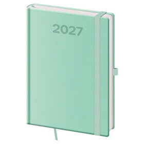 Diář 2027 denní A5 Print Pop - světle zelená