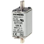 Siemens 3NE80181 sada pojistek Velikost pojistky = 0 63 A 690 V 3 ks