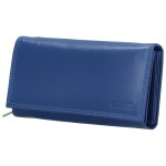 Trendy dámská kožená peněženka Bellugio Sarawi, modrá