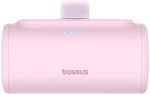 Baseus Compact 5000mAh 20W růžová / Powerbanka / 1x USB-C (M) + 1x USB-C (F) (P10068306413-00)