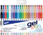 Gelové pero set 60 ks 1102-1012M mix