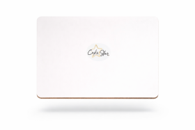 Cake Star Tác pevný dřevovláknitý bílý 37x47cm