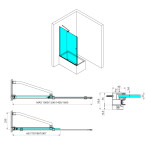 POLYSAN - ROLLS vanová zástěna 1200x1500, čiré sklo BS-R120
