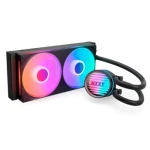 NZXT Kraken 240 RGB černá / 2x 120mm / Fluid Dynamic Bearing / 31.9 dB @ 2400 RPM / 75.05 CFM / ARGB / AMD + Intel (RL-KR24C-B1)