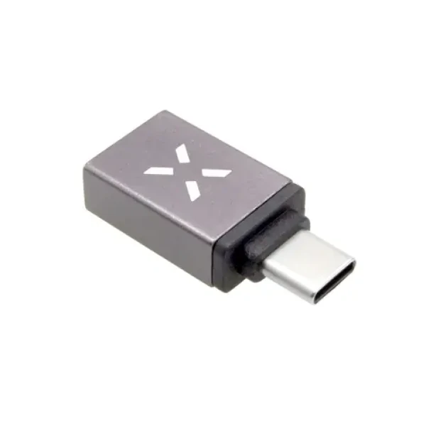 FIXED Link Redukce z hliníku USB-A na USB-C šedá (FIXA-UC-GR)