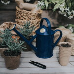 HAWS Plastová konvička s kropítkem Bartley Blue 1 l, modrá barva, plast