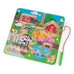 Bigjigs Toys Magnetické bludiště - Farma