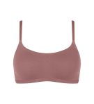 Dámský top GO Daily Cotton Top - BROWN - sv. hnědý 1141 - SLOGGI BROWN M