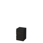 Koupelnová skříňka nízká SAT Cube Way 32,5x51x33 cm hnědá mat CUBE3DN322ZHP CUBE3DN322ZHP