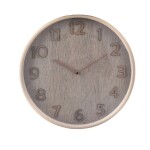 Nástěnné hodiny béžovošedé, 38 cm