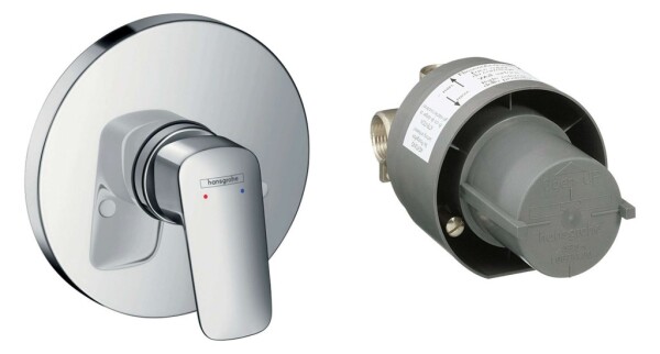 HANSGROHE - Logis Sprchová baterie pod omítku, s tělesem, chrom 71666000