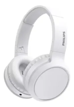 Philips TAH5205 bílá / Bezdrátová sluchátka s mikrofonem / 29 hodin / Bluetooth 5.0 (TAH5205WT)