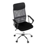 Kancelářská židle, houpací mechanismus, šedá síťovina, KA-E305 GREY