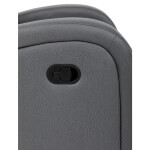 TV a relaxační křeslo, manuální polohování, potah šedá látka v dekoru kůže