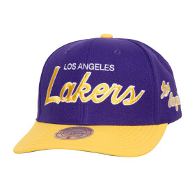Mitchell & Ness Pánská kšiltovka Los Angeles Lakers NBA Team Script 2.0 Pro Snapback Hwc