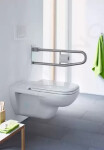 DURAVIT - D-Code Závěsné WC, bezbariérové, s HygieneGlaze, bílá 22280920002