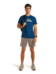 ICEBREAKER Mens Mer 150 Tech Lite SS Tee Transportage, Atlantis velikost: S