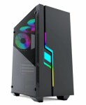 Gembird CCC-FC-2000 Fornax 2000RGB černá / ATX / 6x 120 / 2x USB3.0 / bez zdroje / průhledná bočnice (CCC-FC-2000)