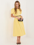 Dámské šaty MI SK A2328.91 žluté - New Collection one size