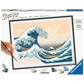 Ravensburger CreArt ART Collection – Velká vlna (Hokusai) – malování podle čísel