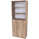 Nábytek Mikulík Skříň program sektor č.9 prosklená - hl. 43 cm Rozměry: (š x h x v): 80 x 43 x 175 cm