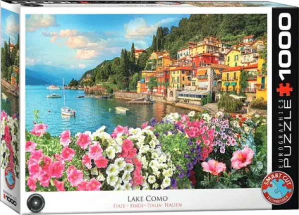 EUROGRAPHICS Puzzle Lago di Como - Komské jezero, Itálie