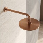 REA - Kulatá dešťová sprcha JS-021BRG Brush Copper REA-P0620