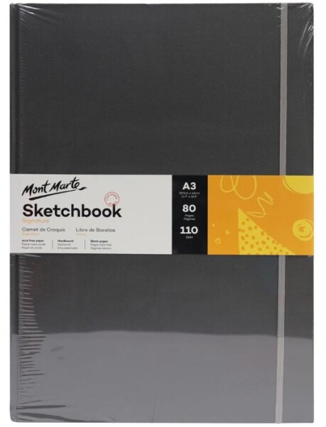 Mont Marte Mont Marte, MSB-0089, skicák 110 g/m2, A3, bílá, 80 listů