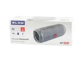 BT-460 šedá / Přenosný reproduktor / Bluetooth 4.0 / FM rádio / MicroSD / 5 W (30-326#)
