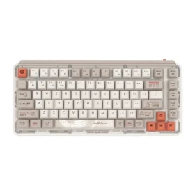 MIIIW Z830 ProMax coffee / Bezrdátová klávesnice / Bluetooth / 2.4GHz / RGB / US Layout (MWMKB04)
