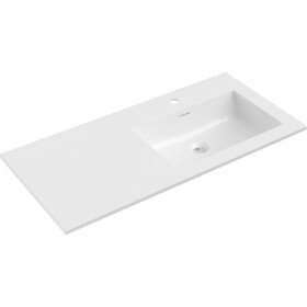 MEXEN - Otis umyvadlo zapuštěné do desky pravá 101 x 46,5, bílá lesk 25181000P