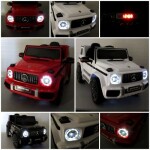Mamido Elektrické autíčko Mercedes G63 bílé