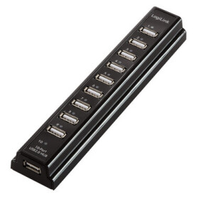 LogiLink UA0096 USB hub / 10x USB-A 2.0 / 480Mb/s (UA0096)