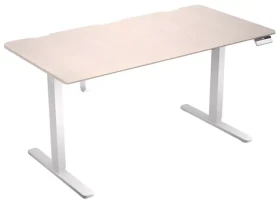 Endorfy Atlas L Electric světlá béžová/bílá / Herní stůl / 150 x 78 cm / 80 kg (EY8E005)