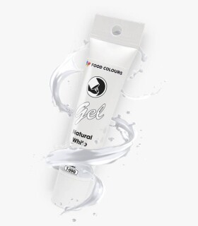 Food Colours gelová barva tuba Natural White 30 g