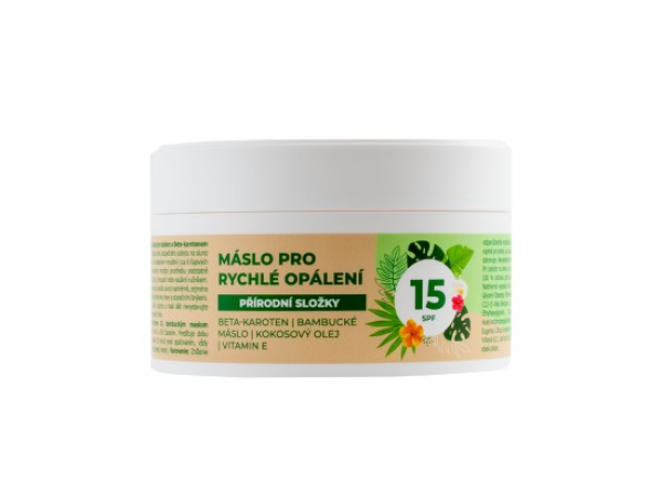 Helios Herb opalovací máslo SPF 15 s přírodními složkami 200 ml
