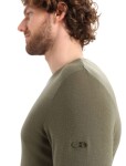 Pánské triko dlouhý rukáv ICEBREAKER Mens 175 Everyday LS Crewe, Loden velikost: XL