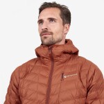 Pánská izolační bunda kapucí Montane Icarus Jacket oxide orange