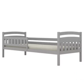 Postel Tosia standard + zábrana 80x200 šedá