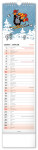 Nástěnný kalendář 2027 Notique kravata Krteček – Krtko, 12 x 48 cm