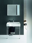 DURAVIT - Vero Air Umyvadlo 70x47 cm, bez přepadu, otvor pro baterii, WonderGliss, bílá 23507000411