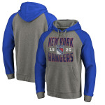 Fanatics Pánská Mikina New York Rangers Timeless Collection Antique Stack Tri-Blend Raglan Velikost: