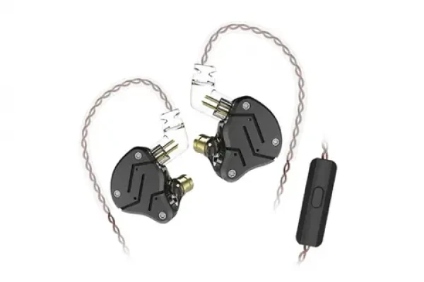 KZ ZSN Sluchátka s mikrofonem (Black) (6970493060963)