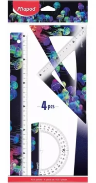 MAPED Sada ohebných pravítek Classic Deepsea Paradise 4 ks (981833)