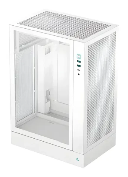 Deepcool CH170 PLUS bílá / Midi Tower / Tvrzené sklo / µATX / bez zdroje / USB-C 3.2 Gen2 (R-CH170-WHNGM0-G)