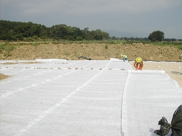 Drenážní geokompozit geotextilií Interdrain tloušťka mm; geotextilie 120 g/m² m²]