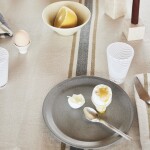 OYOY Sklenice Yuka Swirl Glass Clear 250 ml – set 2 ks, čirá barva, sklo