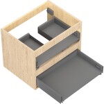 MEXEN - Box-A skříňka pro umyvadlo 60, 2 zásuvky, dub 91AX0-0600-470-2-81