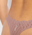 Dámská tanga ZERO Feel Bliss String - BROWN - sv. hnědé 1141 - SLOGGI BROWN S